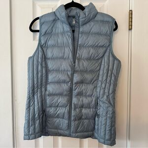 32 Degrees Heat Women's Sky Blue Quilted Puffer Vest Size Medium
